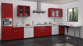 kutchina modular kitchen very low buget 80k aprox [upl. by Annaeoj]