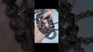 Herkimer diamond bracelet diy crystals gemstone stone jewelry minerals beadedjewelry [upl. by Claybourne]