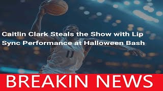 Caitlin Clark Steals the Show with Lip Sync Performance at Halloween Bash [upl. by Odericus932]