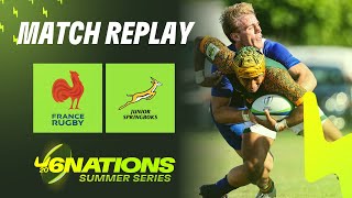 MATCH REPLAY  France v South Africa  U20 Six Nations Summer Series [upl. by Essyle174]