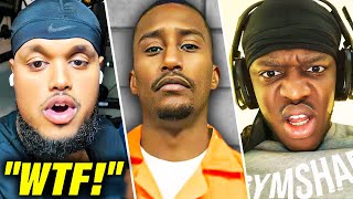 YouTubers React To Yung Filly Being Arrested For Horrific Crimes Chunkz KSI amp More [upl. by Neila217]