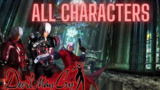 All Devil may Cry 1 characters [upl. by Koah]