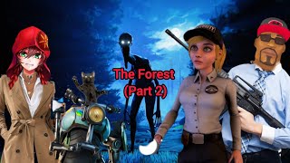 This horrifying creature was after us AGAIN Fortnite the forest part 2 [upl. by Ezekiel]