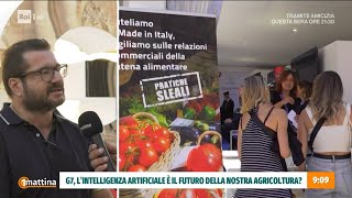 G7 Siracusa lintelligenza artificiale è il futuro della nostra agricoltura  Unomattina 250924 [upl. by Netsrek]