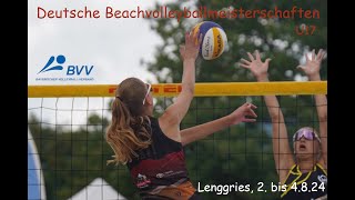 Stream 4  SO  U17 Deutsche Beachvolleyball Meisterschaft Lenggries  Sonntag [upl. by Arne825]