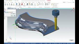 Mastercam 2023 contour profile [upl. by Ahsiekel110]