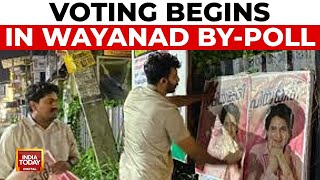 Wayanad ByPoll Priyanka Gandhi Vadras Litmus Test Voting Begins In Wayanad  India Today [upl. by Htedirem404]