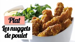 Les nuggets de poulet maison  Recette plat [upl. by Yrelav]