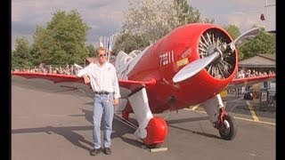 Gee Bee R2 Near Crash in Germany  Delmar Benjamin [upl. by Irtimd]