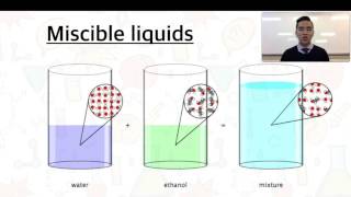 Stage 1 Chemistry 41 Miscibility and Solutions Part 1 of 2 [upl. by Kathlene]