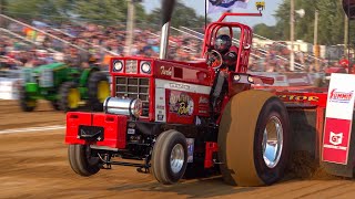 Tractor Pull 2023 41 Limited Pro Stock Tractors Henry Illinois Americas Pull [upl. by Nai457]