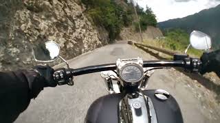 la descente du col dAllos Alpes de haute Provence en HarleyDavidson breakout 103 fxsb 🇨🇵 [upl. by Cirdek843]