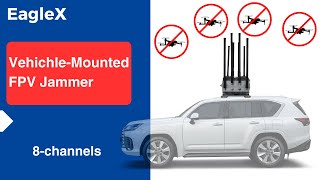 How to Manufacture a VehicleMounted Ceiling Drone Jammer  Professional Drone Defense Technology [upl. by Hedve]