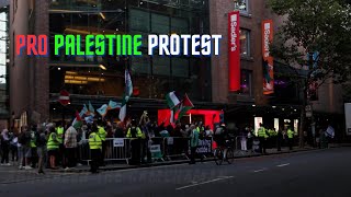 Pro Palestine Protest outside Sadler’s Wells Theatre  180924 [upl. by Chill]