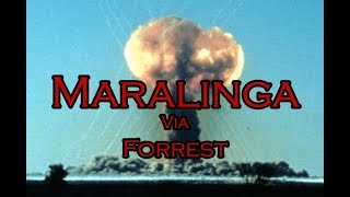 Maralinga ABomb test site via Forrest  Part 1 [upl. by Abad]