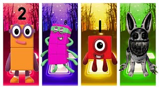 Numberblocks monster coffin Dance song COVER Tiles hop EDM Rush Game 🎮who is Best [upl. by Katzir]