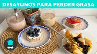 3 DESAYUNOS para PERDER GRASA ABDOMINAL 🫐🍎  Dieta para Perder Grasa [upl. by Hung]