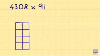 3digit X 2digit Multiplication  Lattice method [upl. by Naoh158]