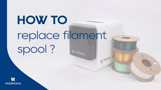 KOKONI HOWTO  How to replace your EC2 filament spool [upl. by Anhsirk]