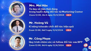 TƯ DUY VÀ TÂM THÁI ĐÚNG TRONG TUYỂN DỤNG ĐỐI TÁC TỪ MARKETING CENTER [upl. by Nnairet]