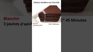 Gâteau ultra moelleux au chocolat shorts [upl. by Essej]