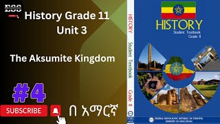 History Grade 11 New Curriculum Unit 3 part4The Aksumite Kingdom [upl. by Celeski]