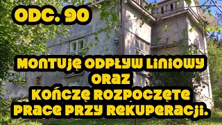 Odc90 REMONT STAREGO DOMU MONTAŻ ODPŁYWU LINIOWEGO  Wylanie posadzki pod prysznicem  inne [upl. by Adnahsar597]