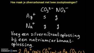 Toepassingen van neerslagreacties [upl. by Neyuq]