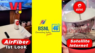 Airtel Satellite Internet  BSNL 4G Roll Out Date  Vi Airfiber [upl. by Reggis389]