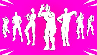 All Popular Fortnite Dances amp Emotes Bounce Wit It Lunar party  Dance dance dance with my hands [upl. by Lunette287]