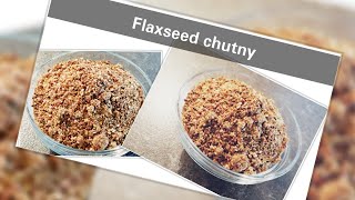 5 minutes Flaxseed chutny how to make Flaxseed chutny weightloss recipies recipiesflaxseed [upl. by Baerman]