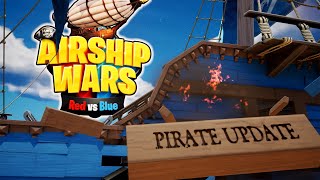 Ship Wars Red VS Blue 🔴 🔵 Pirate Update Fortnite Creative Game Trailer [upl. by Sarad388]