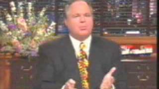 Rush Limbaugh TV Ted Kennedys Unintelligible Introduction [upl. by Uoliram]