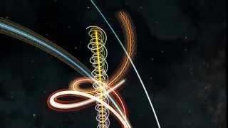 Solar System in Motion A Helical Visualization of Time [upl. by Anaihk]