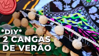 diy  Faça suas cangas de praia verão 2024 [upl. by Ahsinrat]