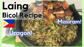 Laing  Bicol Specialty  Easy Recipe [upl. by Cadmarr]