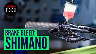 How To Bleed A Shimano Hydraulic Disc Brake [upl. by Noiek]