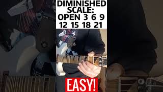 Diminished Scale  Guitar lesson guitar guitarlesson guitarlessons [upl. by Tiraj156]