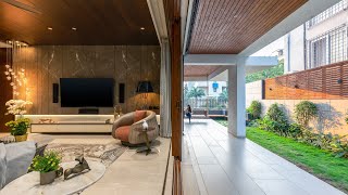 Step inside this 7000 Sq Ft tranquil contemporary bungalow with clean lines amp natural materials [upl. by Yaakov]