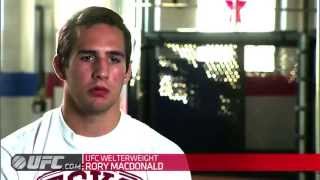 UFC 167 Rory MacDonald vs Robbie Lawler PreFight Interview [upl. by Eamanna]