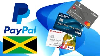 How to link your Jamaican bank account to your PayPal account Via Card setup paypal to Jamaican [upl. by Ledif984]