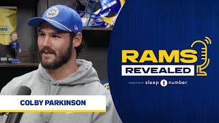 Colby Parkinson Talks Being A Dodgers Fan Pete Carrolls Influence The Rams Tight End Room amp More [upl. by Elokyn528]