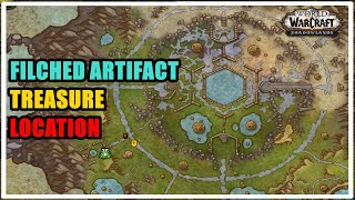 Filched Artifact Treasure Location WoW [upl. by Aon562]