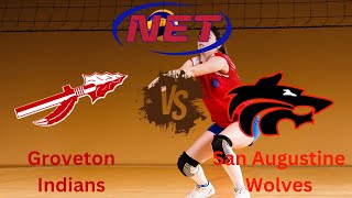 HS Volleyball Groveton vs San Augustine [upl. by Badger660]