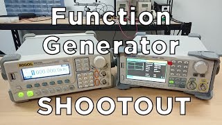 Rigol DS1022 vs Siglent SDG1032X  Function Generator Shootout [upl. by Maximilian]