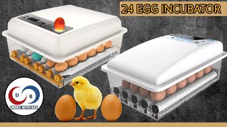 24 Egg Incubator Unboxing  Automatic Egg Incubator Review  Unbox With Bah [upl. by Hairim]