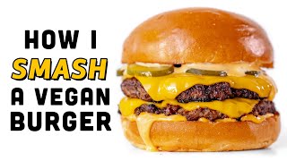 Vegan SMASH BURGERS [upl. by Garaway]