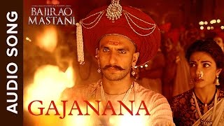 Gajanana  Full Video Song  Bajirao Mastani  Sukhwinder Singh  Ranveer Singh Priyanka Deepika [upl. by Akirdnuhs]