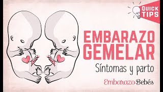 EMBARAZO GEMELAR 👶🏻👶🏼 Síntomas Duración y Parto [upl. by Zeugirdor]