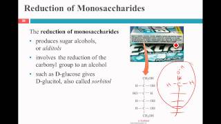 chemical properties of monosaccharides [upl. by Erek848]